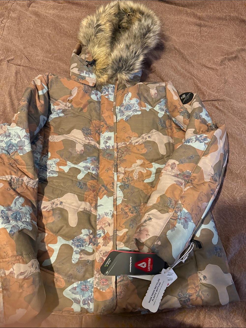 Obermeyer Tuscany II Ski Jacket Vintage Camo Women’s Size 12 NWT